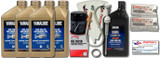 YAMAHA OEM F75 F90 F115 FULL Synthetic Oil Change Filter Lower Unit Gear Lube Kit w/Drain Fill Gaskets 5W-30 4M