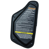 Genuine Yamaha Sidewinder Console Knee Pads Black SMA-8LR24-00-BK