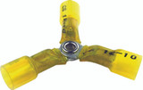 Seachoice Clear Seal 12-10 Ga. 3-Way Splice Yellow 3/Bag 50-60326