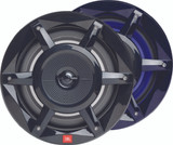 JBL Stadium Marine 8 Inch 3-Way Convertible Speakers w/RGB Lighting Black 1 Pair 546-STADIUMMB8030AM