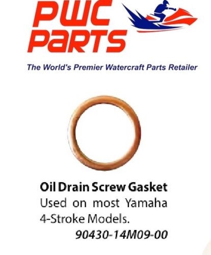 YAMAHA OEM Outboard Oil Drain Screw Gasket 4Stroke F150 F80 F100 90430