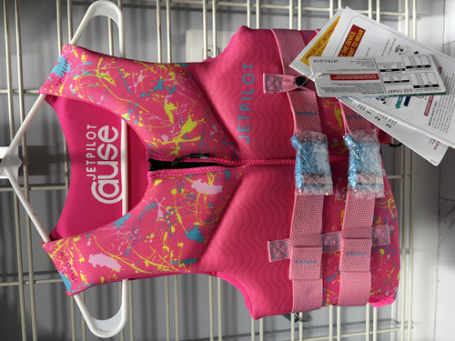 Jetpilot Cause Youth Neoprene Vest 23245 PINK