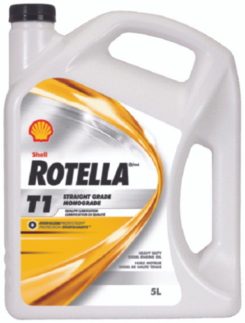 Shell Rotella T1 Diesel Engine Oil 30W 5 Liters 3/Case 852-550054460