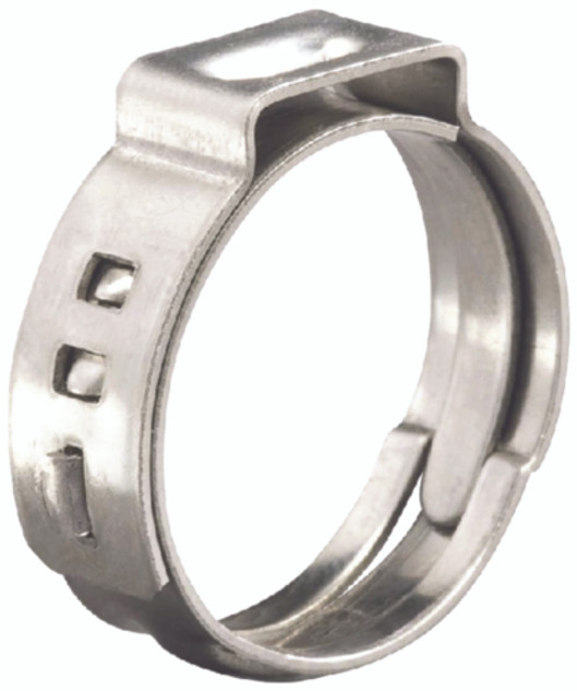 Seachoice Stainless-Steel Pinch Hose Clamps 3/8" / 9.5mm OD (Bag of 10) 50-23441