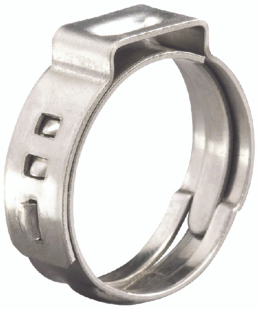 Seachoice Stainless-Steel Pinch Hose Clamps 35/64" / 14mm OD (Bag of 10) 50-23443