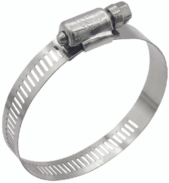 Seachoice Stainless-Steel Marine Hose Clamps 9/16 Inch Band Size #28 (10/BX) 50-23416