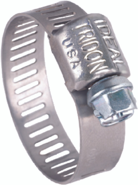 Seachoice Stainless-Steel Mini Hose Clamps 5/16 Inch Band Size #8 (10/BX) 50-23356