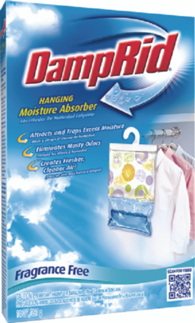 DampRid Fragrance Free Hanging Moisture Absorber 14 oz 689-FG80FFE