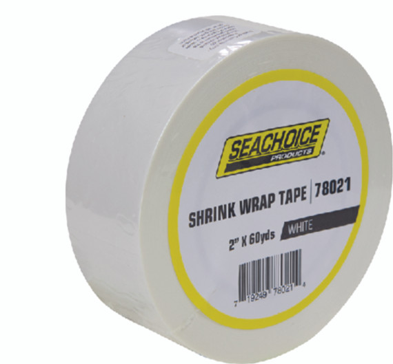 Seachoice Shrink Wrap Tape 2" x 60 yds White 50-78021