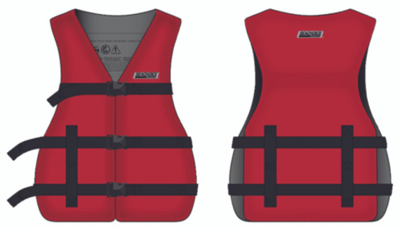 Seachoice General Purpose Vest Red Adult 50-85453