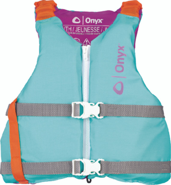 Onyx Youth Paddle Life Jacket Youth Aqua 116-12190050500221