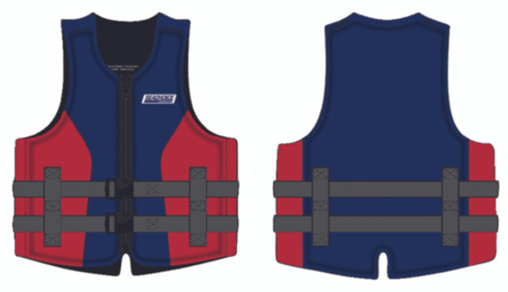 Seachoice Adult Dual Sized Evoprene PFD Blue & Red