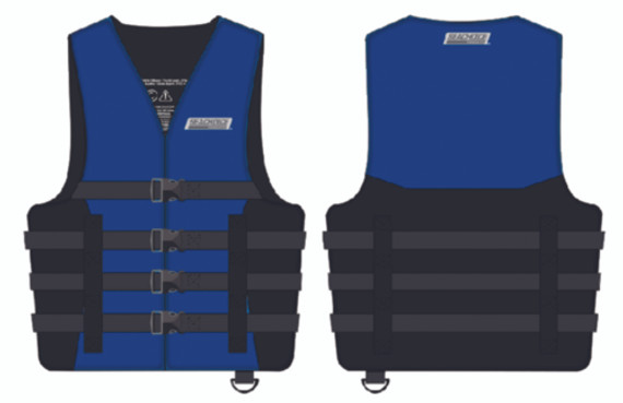 Seachoice Ski Vest 4 Belt Blue