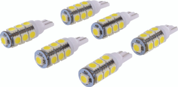 Diamond Group Multidirectional Radial Tower LED Bulb Wedge 6/Pack 681-DG726096WVP