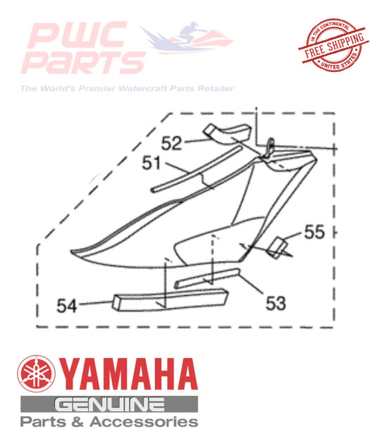 100% GENUINE OEM YAMAHA

TANK SIDE COVER ASSEMBLY 

OEM Part # 2C0-24106-00-00

FITS: 2006-2007 YZF-R6 / R6