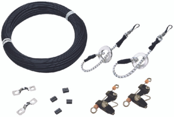 Seachoice Ultimate Outrigger Rigging Kit
For poles up to 25 feet.
Kit Contains:
(2 Ea) Outrigger clips (88041)

(2 Ea.) Professional outrigger snubbers (88051)

(2 Ea.) Stainless Steel eye straps (28801)

(1 Ea.) #400 Black mono line - 100' (88061)

(4 Ea.) Line clamps