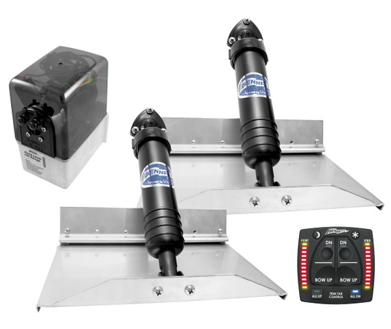 Bennett 12x9 Hydraulic Trim Tab System with One Box Indication 129OBI