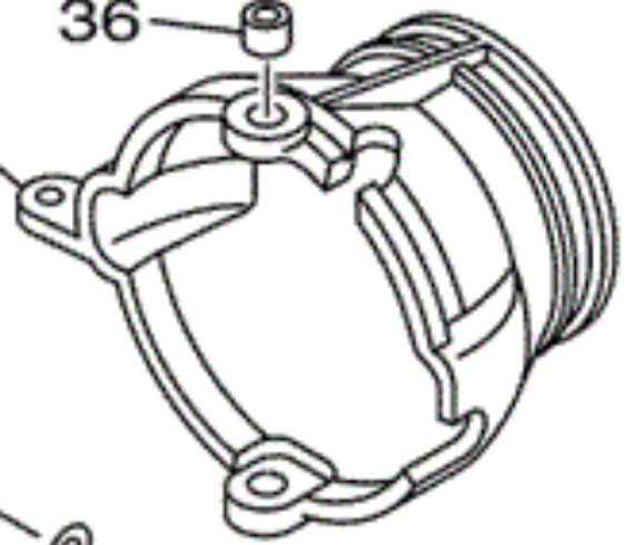 Yamaha OEM Nozzle Deflector 6S5-R1313-01-00