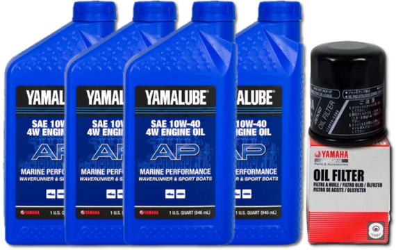 YAMAHA Oil Change Kit w/ OEM Filter ALL SVHO 1.8L Boats & PWC SX195 AR195 GP1800 GP1800R FX-SVHO FZR FZS