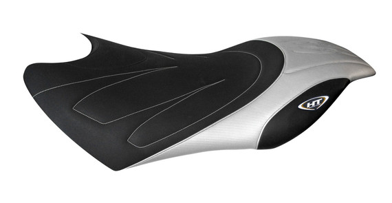 Hydro-Turf Premier Seat Cover For Yamaha GP800R (2001-2002) / 1200R (2000-2002) Black/Silver AZ-SEW791-B