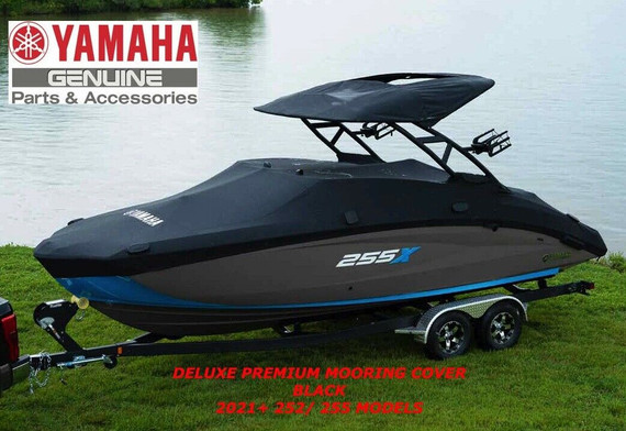 YAMAHA OEM 255XE 255XD Boat Mooring Cover Jet BLACK Premium 2021 2022 2023 MAR-25SXE-MC-21