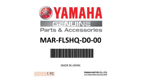Yamaha Quick Disconnect Deck Kit with 1/2" MNPT x 3/4" Hose Barb Straight Fitting MAR-FLSHQ-D0-00