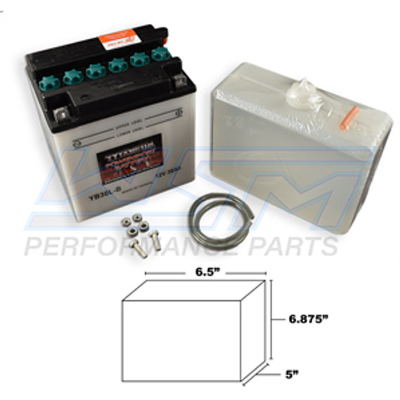 WSM Maintenance Free Battery for YB30L-BFP 004-407