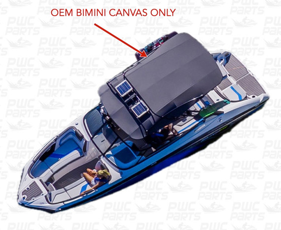 YAMAHA OEM Bimini Top 242X / 242 Ltd S E-Series Canvas Canopy F3F