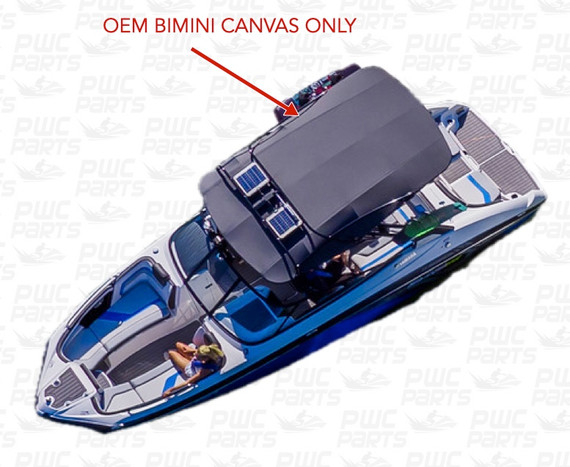 YAMAHA OEM Bimini Top Canvas 2016-2016 242 Limited S E-SERIES/ X F3F-U318C-10-00