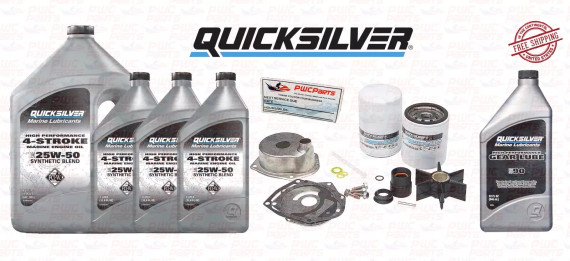 MERCURY VERADO Quicksilver L6 200-400 Oil Change Maintenance Kit 8M0170715