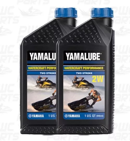 3x YAMALUBE YAMAHA 2W Watercraft 2-Stroke Engine Oil LUB-2STRK-W1