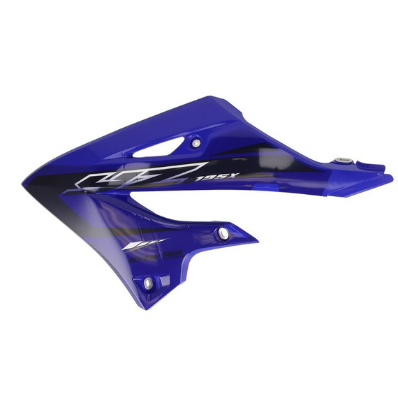 YAMAHA OEM Radiator Shroud with Graphics Blue YZ125X 2024 BRX