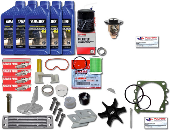 YAMAHA OEM Outboard Motor F150XCA F150LCA VF150LA F175LA F175XA F200XB F200LB F200XSA 100-HOUR Service Maintenance Oil Change 6DA-W006A-00-00-OC