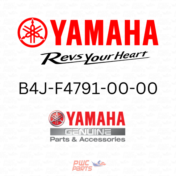 YAMAHA OEM Genuine Parts COVER, SEAT BACK B4J-F4791-00-00