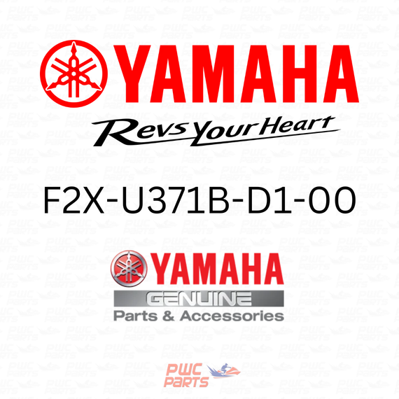 YAMAHA OEM Genuine Parts COVER, SEAT 1 F2X-U371B-D1-00