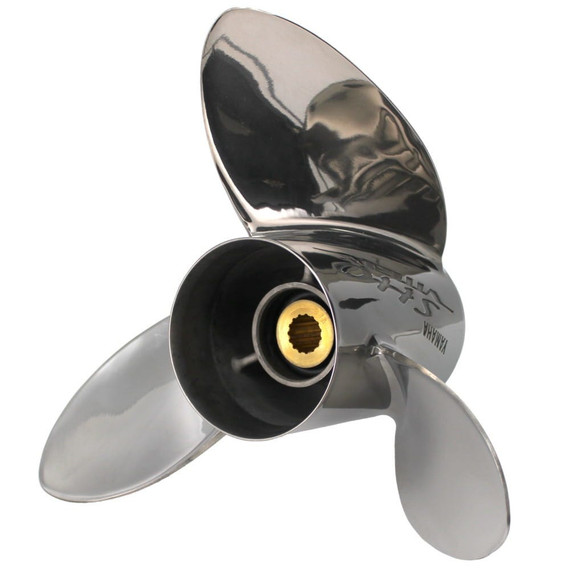 YAMAHA T Series V MAX SHO Stainless Steel Propeller 3 Blade 15 1/8" Diameter x 25" Pitch RH Rotation 6CB-45972-11-00 6KW-45972-00-00