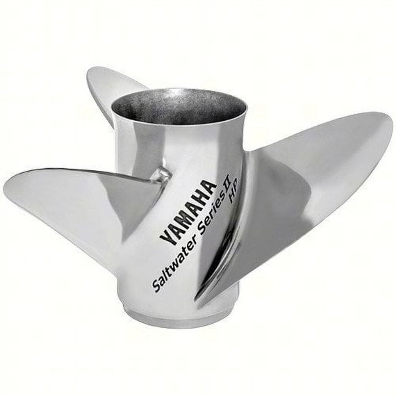 YAMAHA T Series Saltwater Series II HP Stainless Steel Propeller 3 Blade 15 1/4" Diameter x 18" Pitch RH Rotation 6KA-45970-00-00