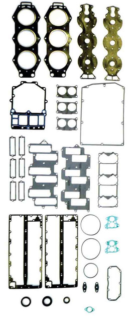 WSM Powerhead Gasket Kit for Yamaha 150 - 225 HP 1987-2008 Horizontal Reeds 64F-W0001-01-00, 64H-W0001-00-00 500-347
