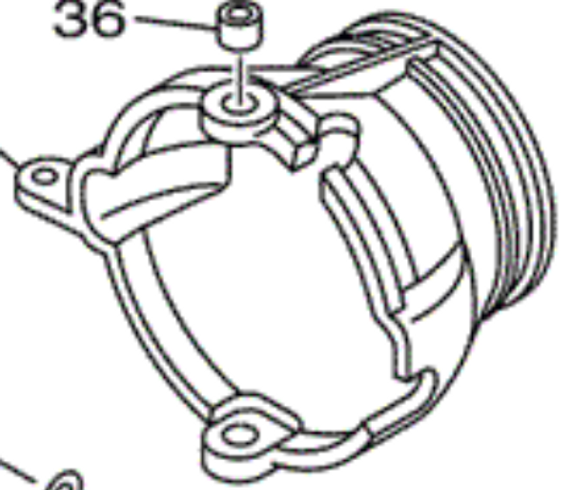 Yamaha OEM Nozzle Deflector 6EX-R1313-00-00