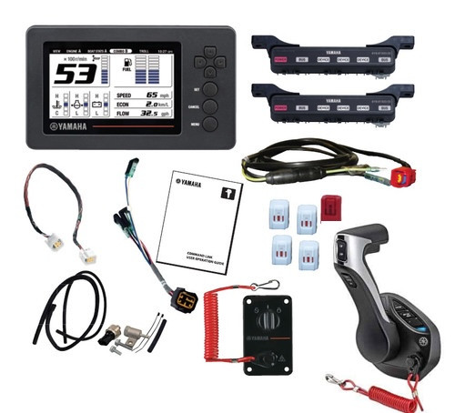 Yamaha Command Link Single Engine 6YC Display Kit with 704 Control