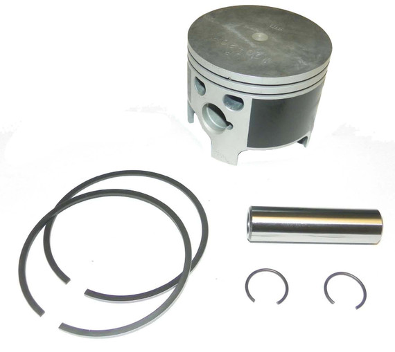 WSM Piston Kit for Mercury/Mariner/Sea-Doo 105 - 210 / 2500 1990-2005 Port .015 Over 785-9737A10, 785-9737A8, 883062T2 100-20-045PK