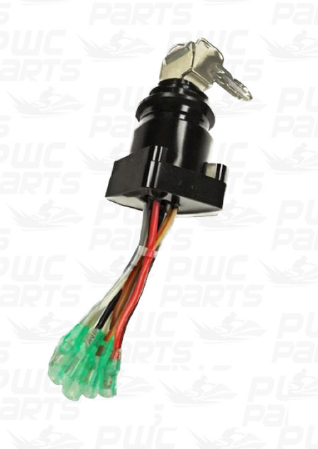 Yamaha Single Engine Key Switch Assembly with Duplex Connector 6X3