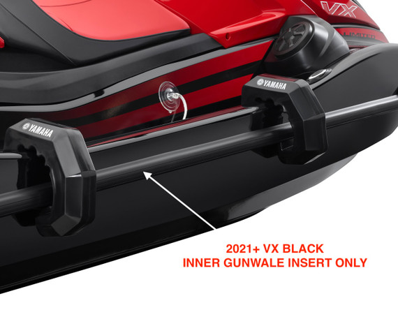 YAMAHA OEM VX 2021+ BLACK INNER Gunwale Bumper Side Insert F4N-U2519-10-00