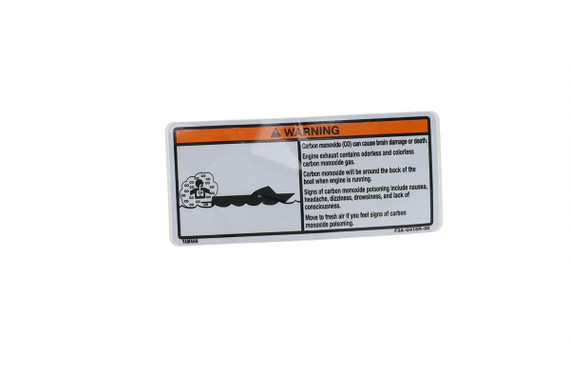 YAMAHA OEM Warning CO 2 Label F3A-U415R-00-00