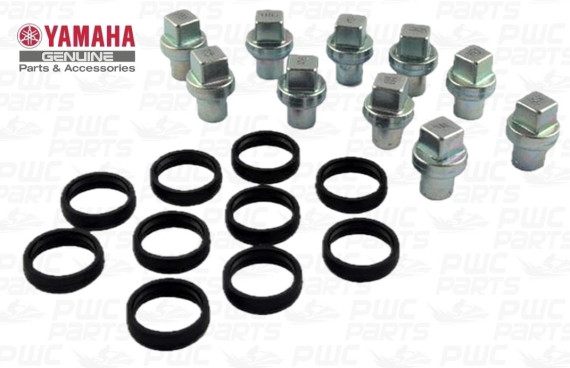 Yamaha F350 UCB XCB NCB Internal Crankcase Anode Kit With Grommets