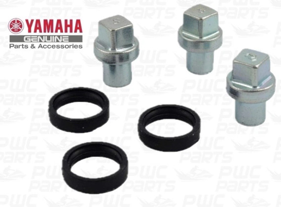 Yamaha 2009+ F150 Crankcase Anode Kit Grommets 67F-11325-01 67F-11328-00-00