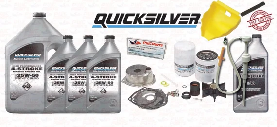 MERCURY VERADO Quicksilver L6 200-400 Oil Change Maintenance Kit 8M0170715