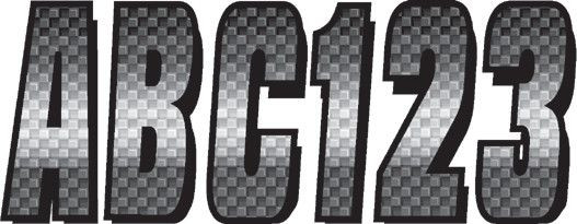 HARDLINE Series 300 Registration Kit 3 in, Carbon Fiber for PWC / Personal Watercraft | CHBKG300 | 11-6231