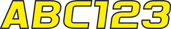 HARDLINE Series 700 Registration Kit 3 in for PWC / Personal Watercraft | Universal PWC Fitment | YEBLK700 | 11-6274