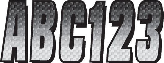 HARDLINE Series 300 Registration Kit 3 in, Carbon Fiber for PWC / Personal Watercraft | SIBKG300 | 11-6234